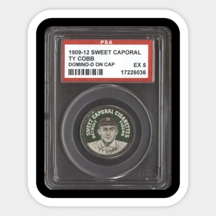 1909-12 Sweet Caporal Domino Discs - TY COBB Sticker